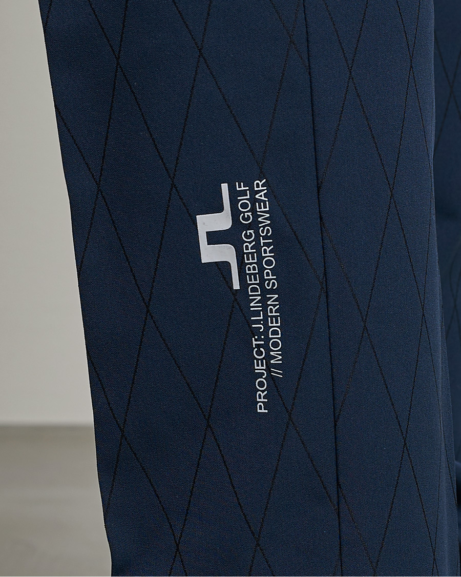 Homme | Pantalons | J.Lindeberg | Active Argyle Golf Pants Navy