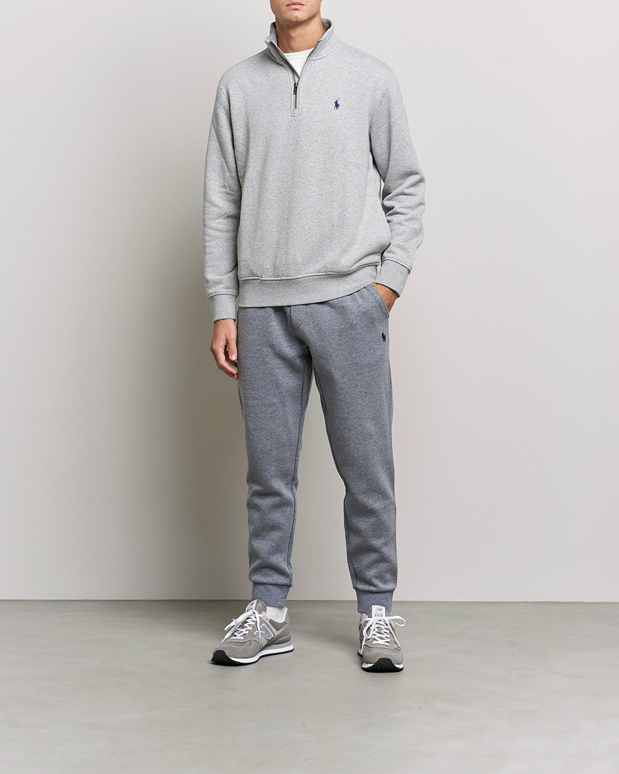 Homme | Pulls Et Tricots | Polo Ralph Lauren | Fleece Jersey Half Zip Andover Heather