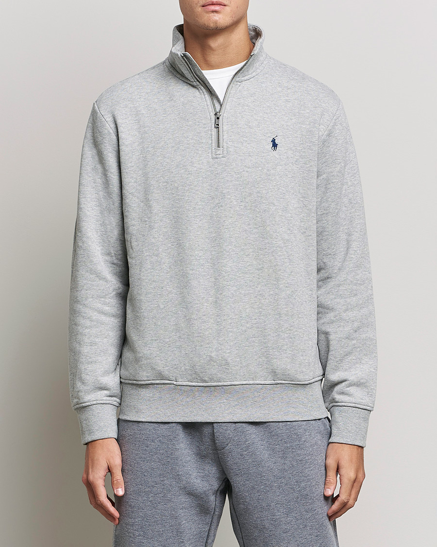 Homme | Pulls Et Tricots | Polo Ralph Lauren | Fleece Jersey Half Zip Andover Heather