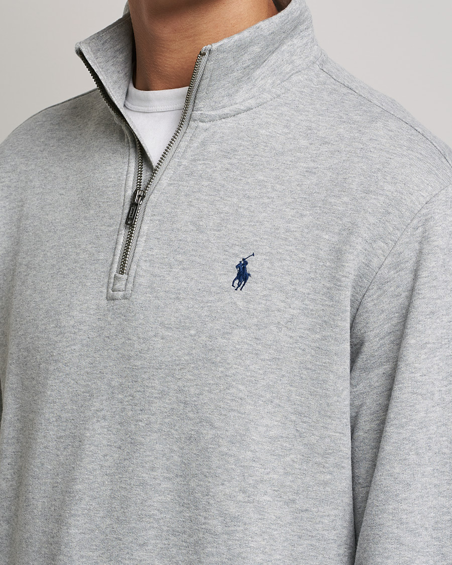 Homme | Pulls Et Tricots | Polo Ralph Lauren | Fleece Jersey Half Zip Andover Heather