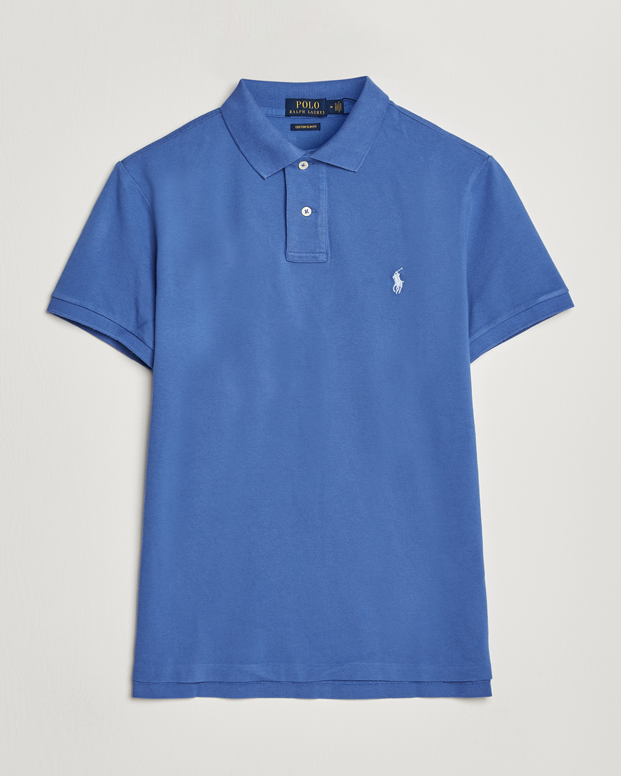 Homme | Polos | Polo Ralph Lauren | Custom Slim Fit Polo Liberty Blue
