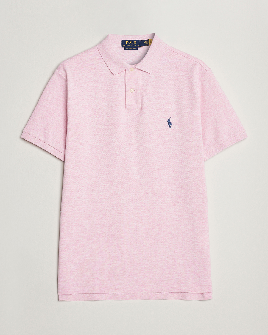 Homme | Polos | Polo Ralph Lauren | Custom Slim Fit Polo Bath Pink Heather