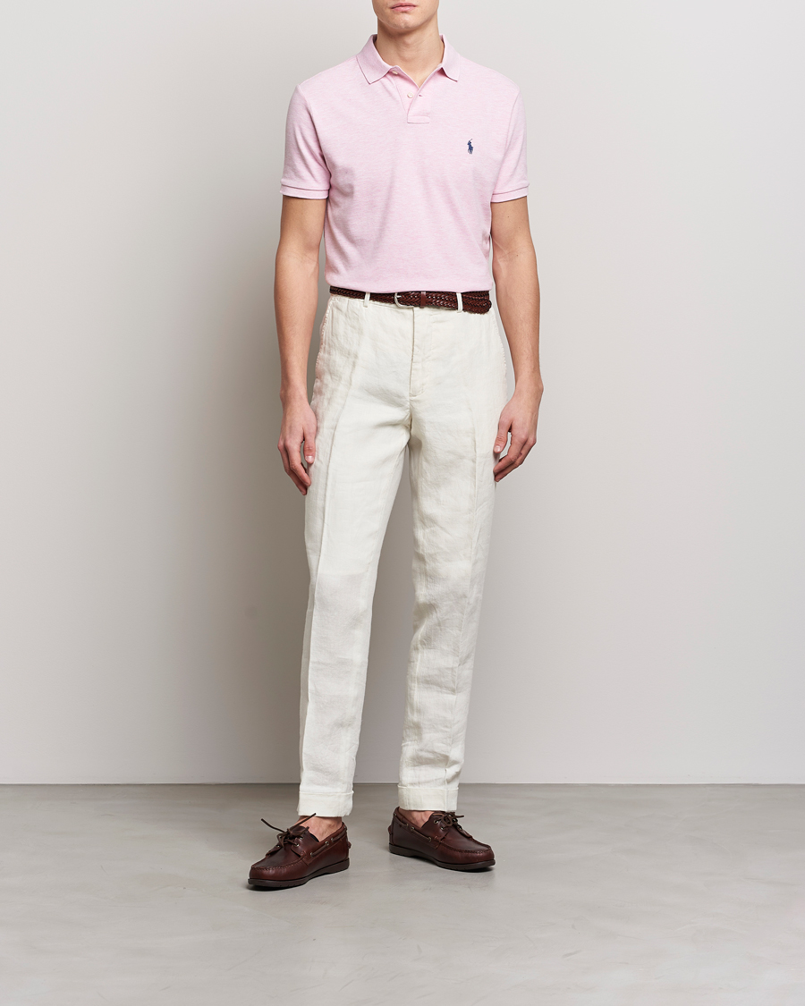 Homme | Polos | Polo Ralph Lauren | Custom Slim Fit Polo Bath Pink Heather