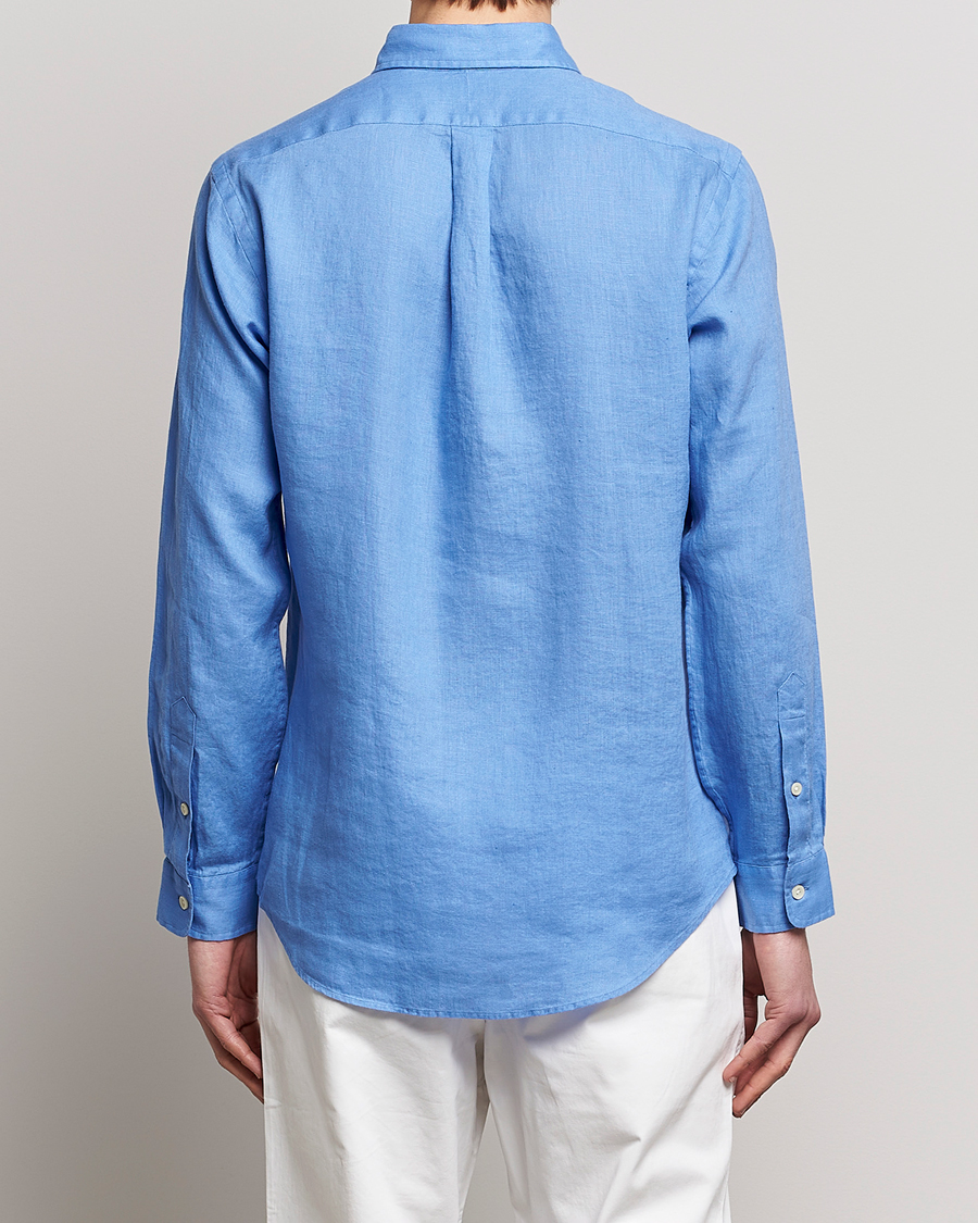 Homme | Chemises | Polo Ralph Lauren | Custom Fit Linen Button Down Harbor Island Blue