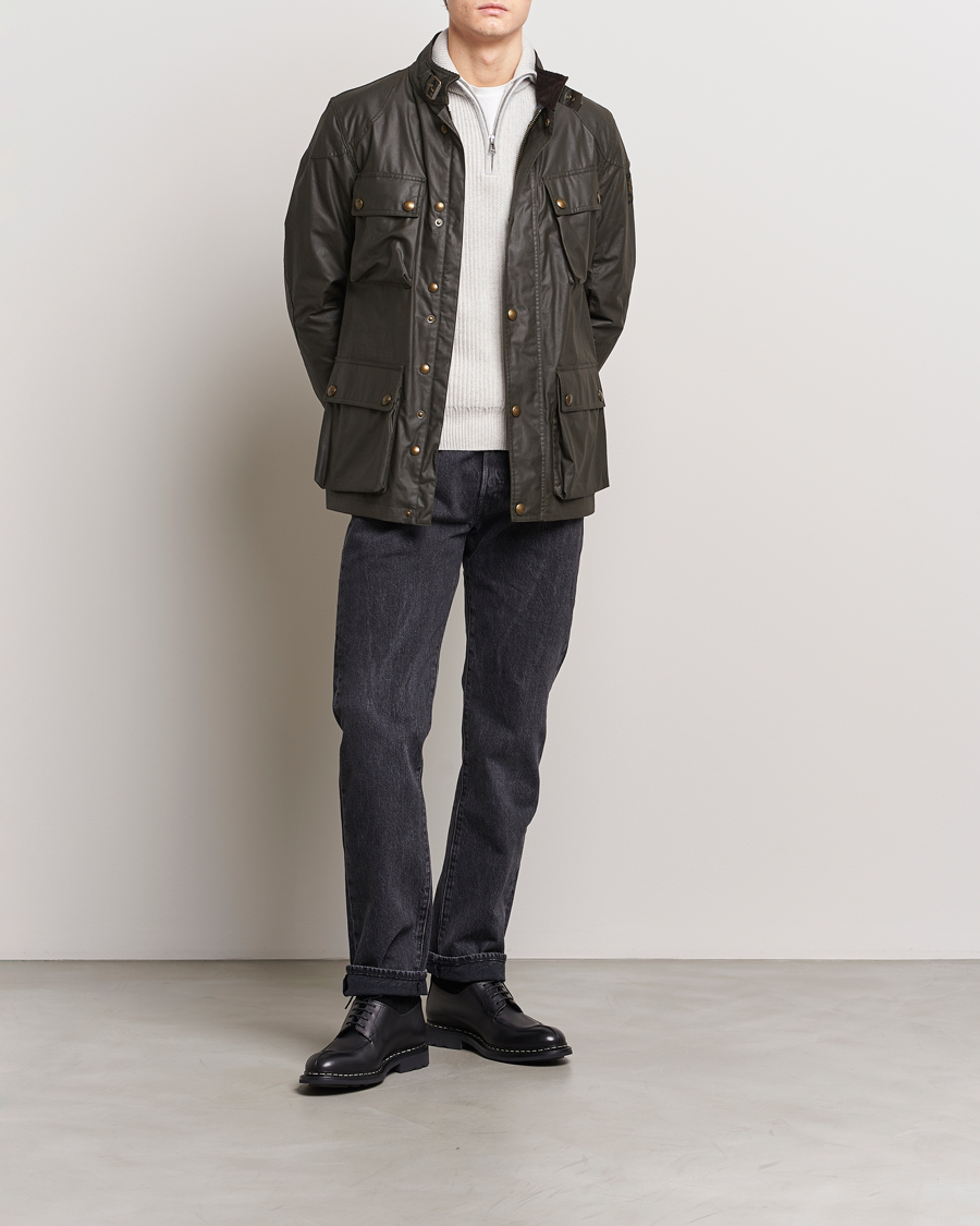 Homme | Manteaux Et Vestes | Belstaff | Fieldmaster Waxed Jacket Faded Olive