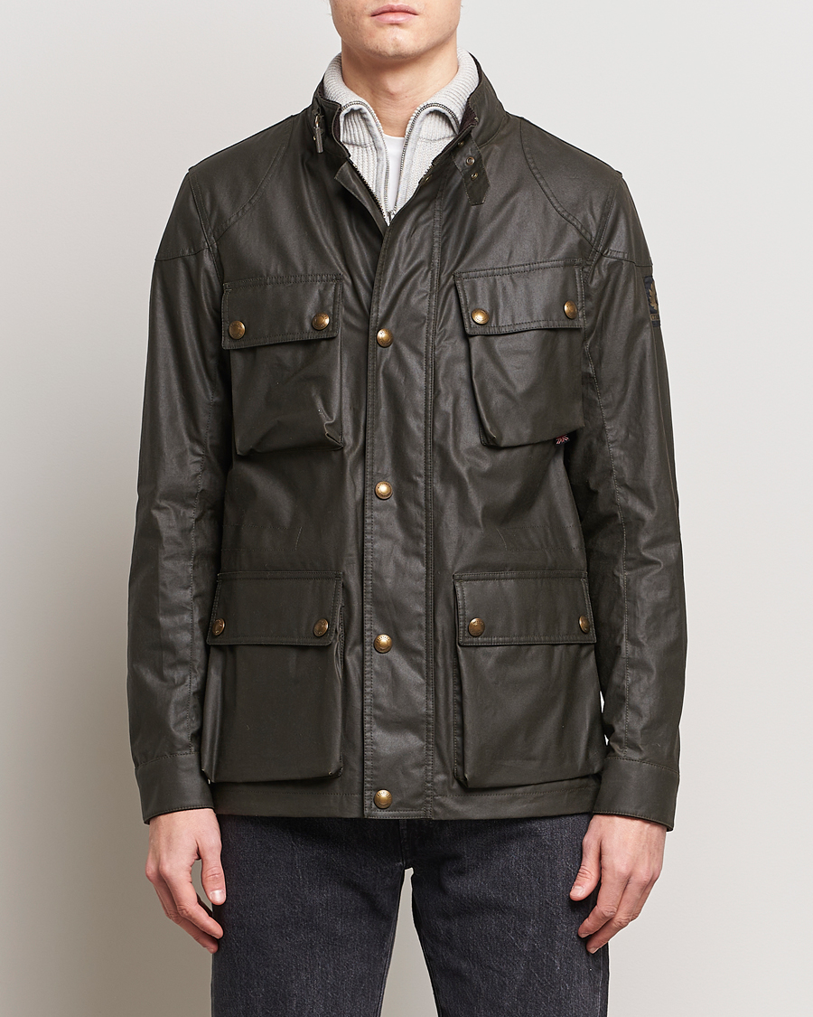 Homme | Manteaux Et Vestes | Belstaff | Fieldmaster Waxed Jacket Faded Olive