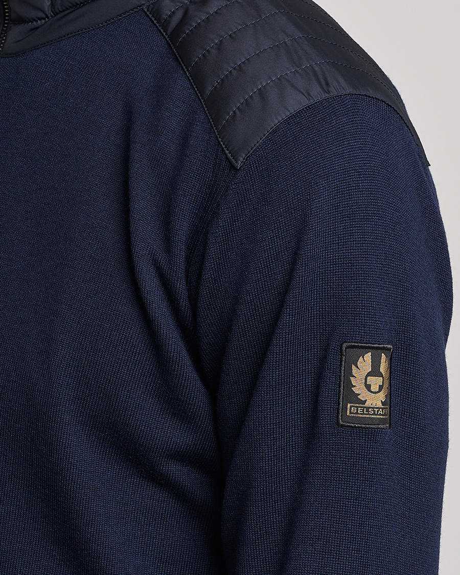 Homme | Pulls Et Tricots | Belstaff | Kelby Zip Cardigan Navy