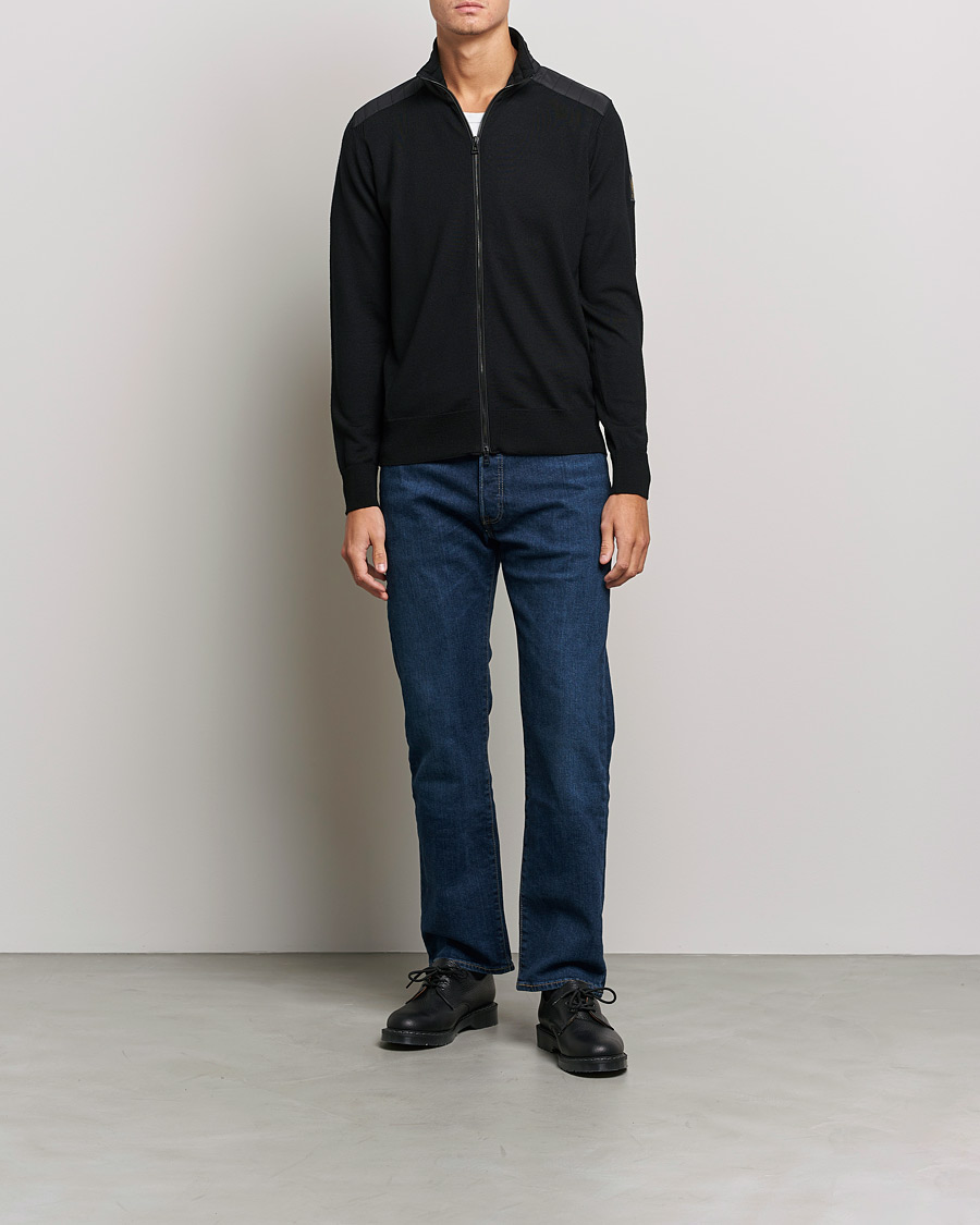 Homme | Pulls Et Tricots | Belstaff | Kelby Zip Cardigan Black