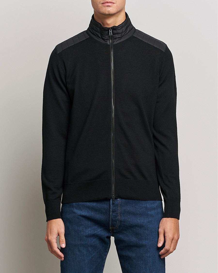 Homme | Pulls Et Tricots | Belstaff | Kelby Zip Cardigan Black