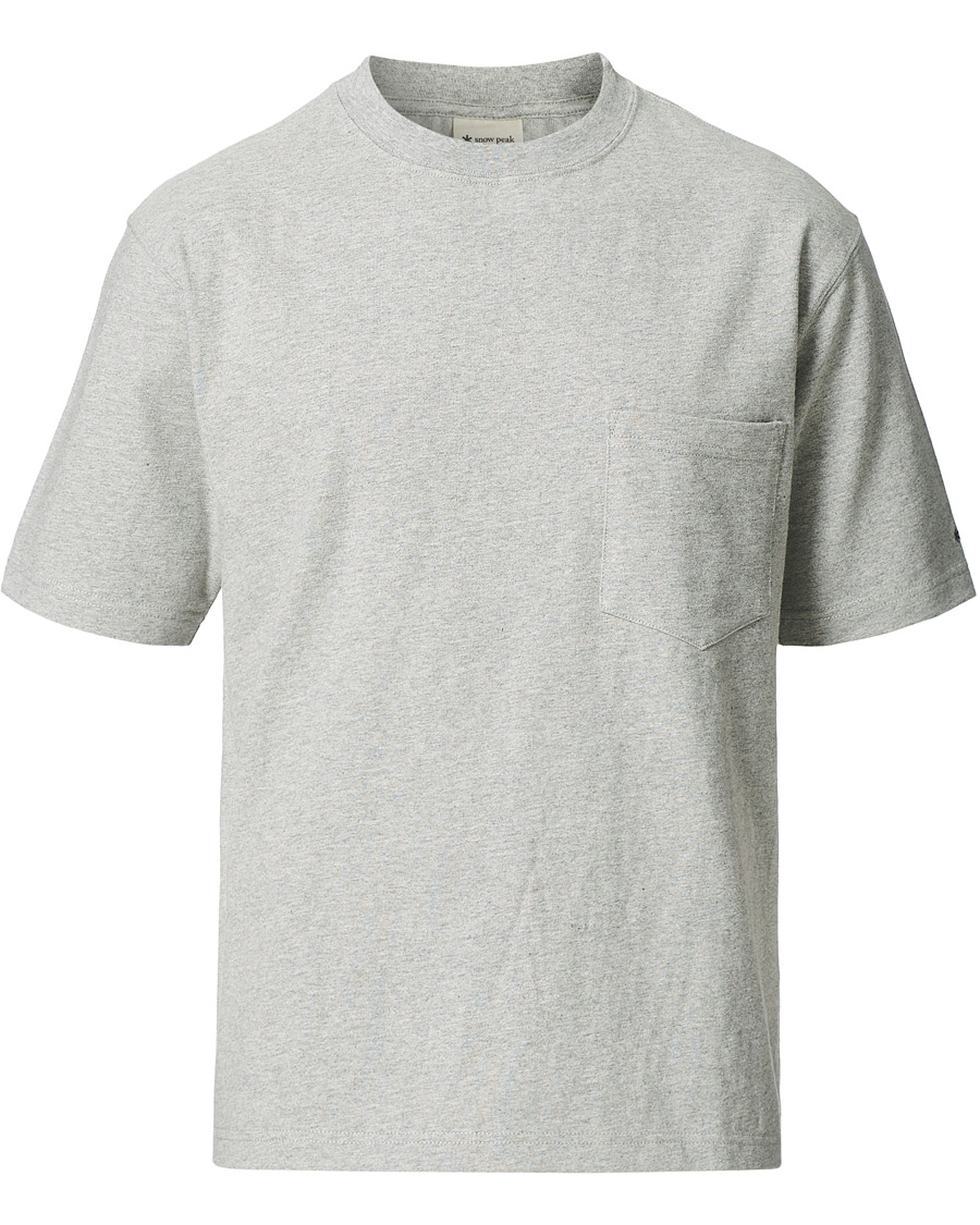 Homme | T-shirts | Snow Peak | Recycled Cotton T-Shirt Medium Grey