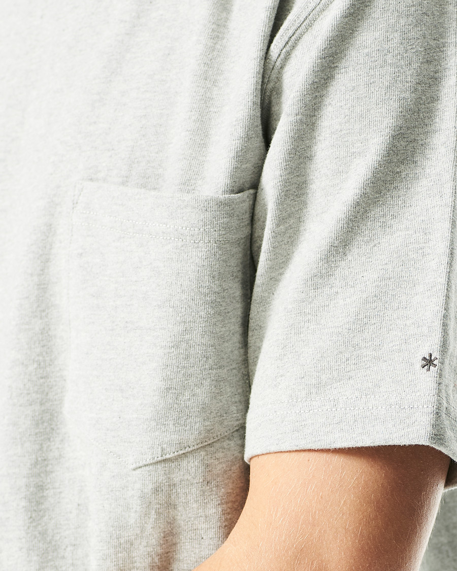 Homme | T-shirts | Snow Peak | Recycled Cotton T-Shirt Medium Grey