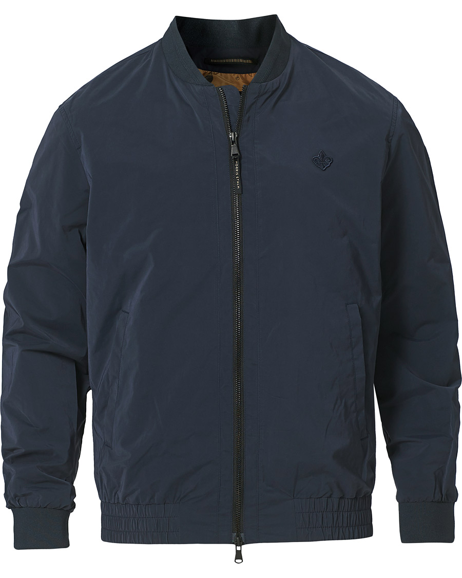 Homme | Manteaux Et Vestes | Morris | Nicolas Nylon Bomber Jacket Old Blue