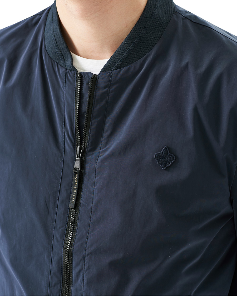 Homme | Manteaux Et Vestes | Morris | Nicolas Nylon Bomber Jacket Old Blue