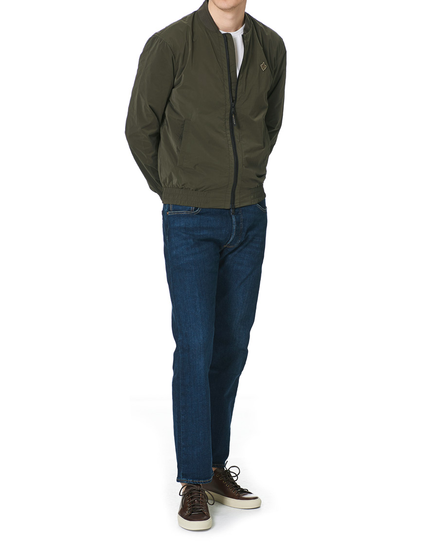 Homme | Manteaux Et Vestes | Morris | Nicolas Nylon Bomber Jacket Olive