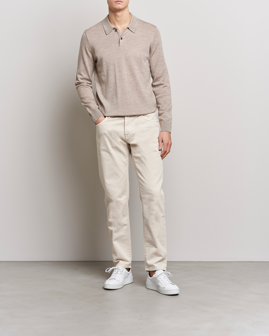 Homme | Pulls Et Tricots | Morris | Merino Polo Knit Khaki