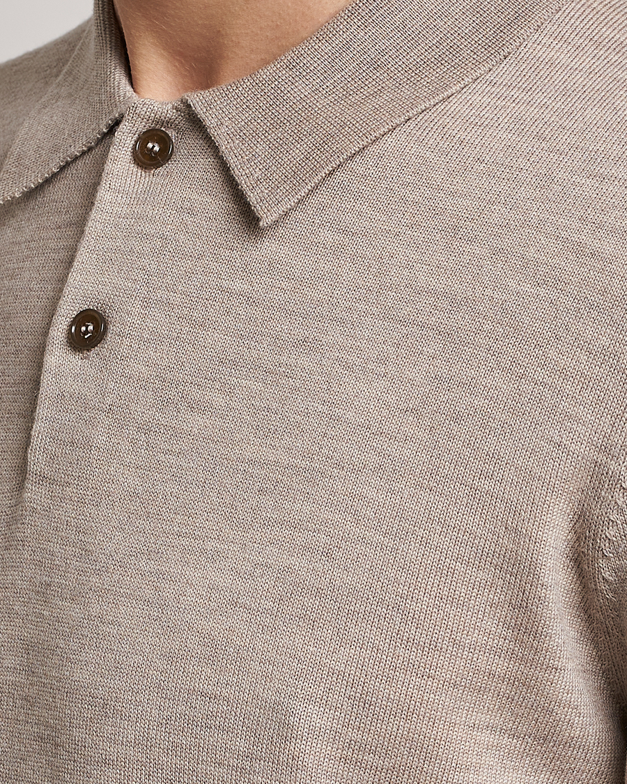Homme | Pulls Et Tricots | Morris | Merino Polo Knit Khaki