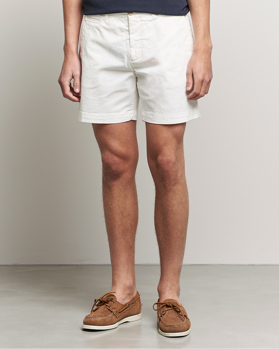 Homme | Shorts | Morris | Light Twill Chino Shorts White