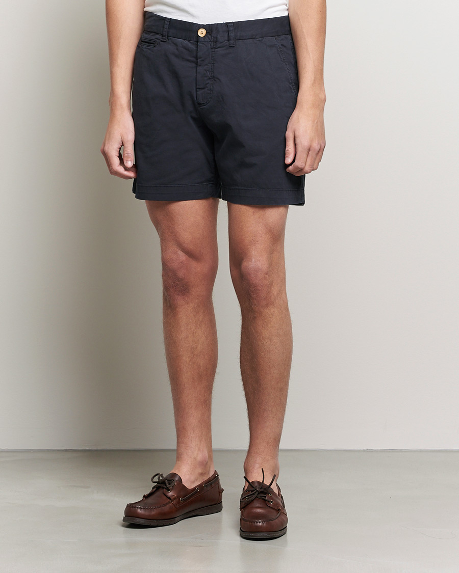Homme | Shorts | Morris | Light Twill Chino Shorts Navy