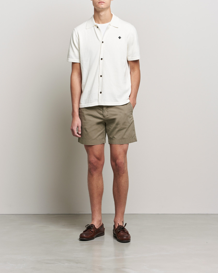 Homme | Shorts | Morris | Light Twill Chino Shorts Olive