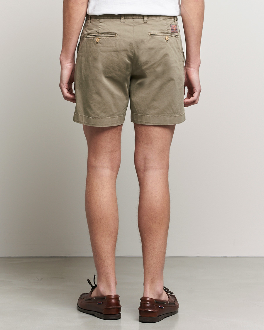 Homme | Shorts | Morris | Light Twill Chino Shorts Olive