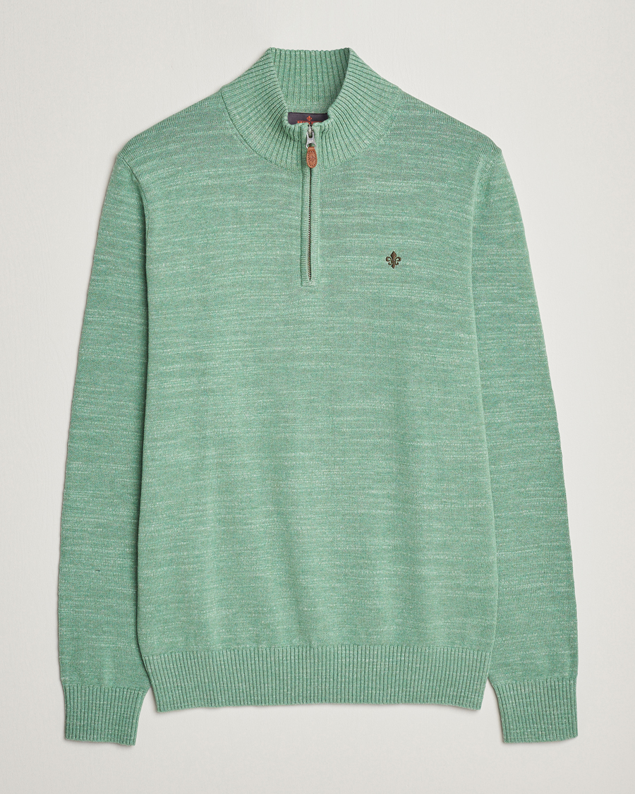 Homme | Pulls Et Tricots | Morris | Randall Cotton Half Zip Green