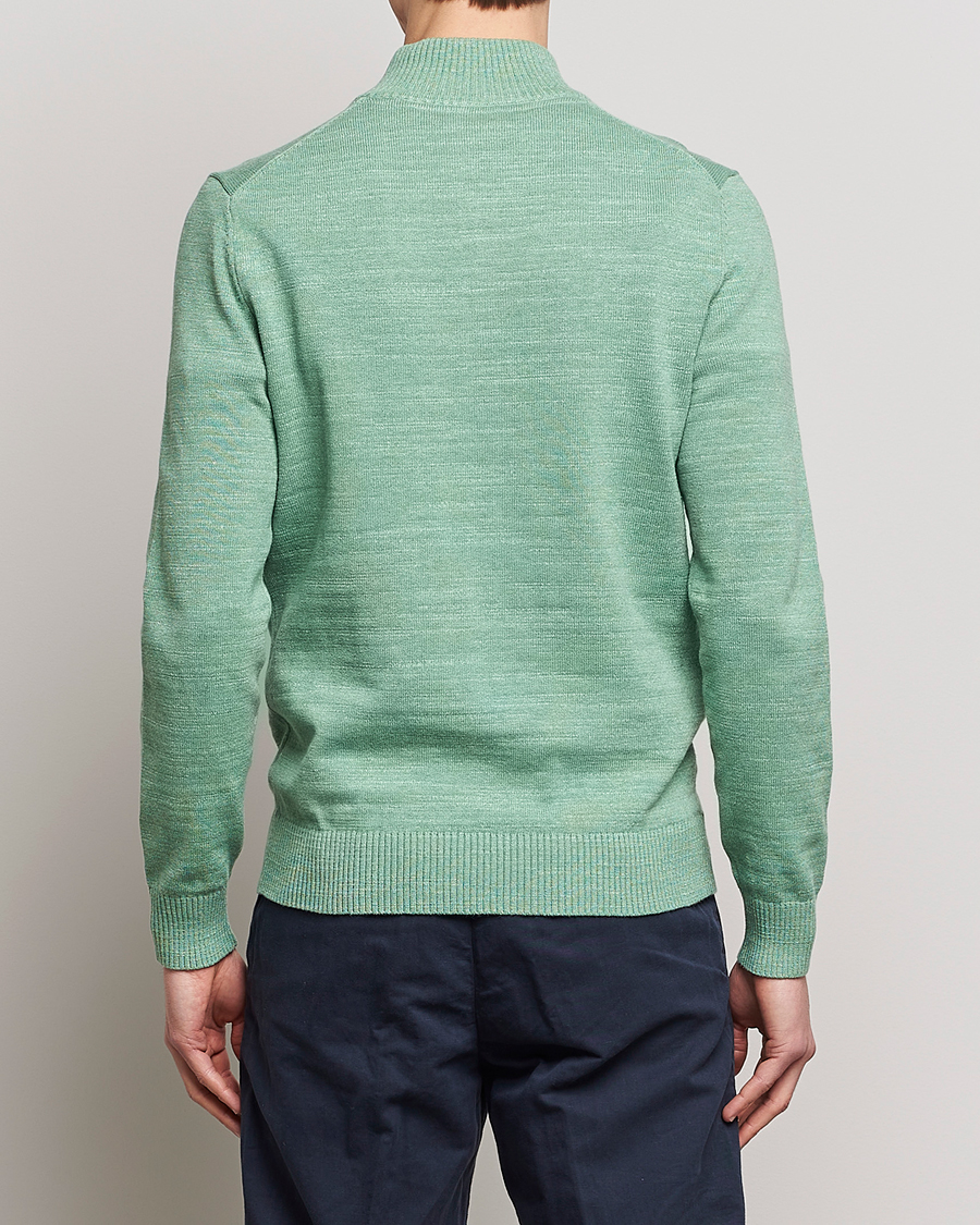 Homme | Pulls Et Tricots | Morris | Randall Cotton Half Zip Green