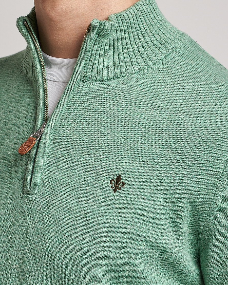 Homme | Pulls Et Tricots | Morris | Randall Cotton Half Zip Green