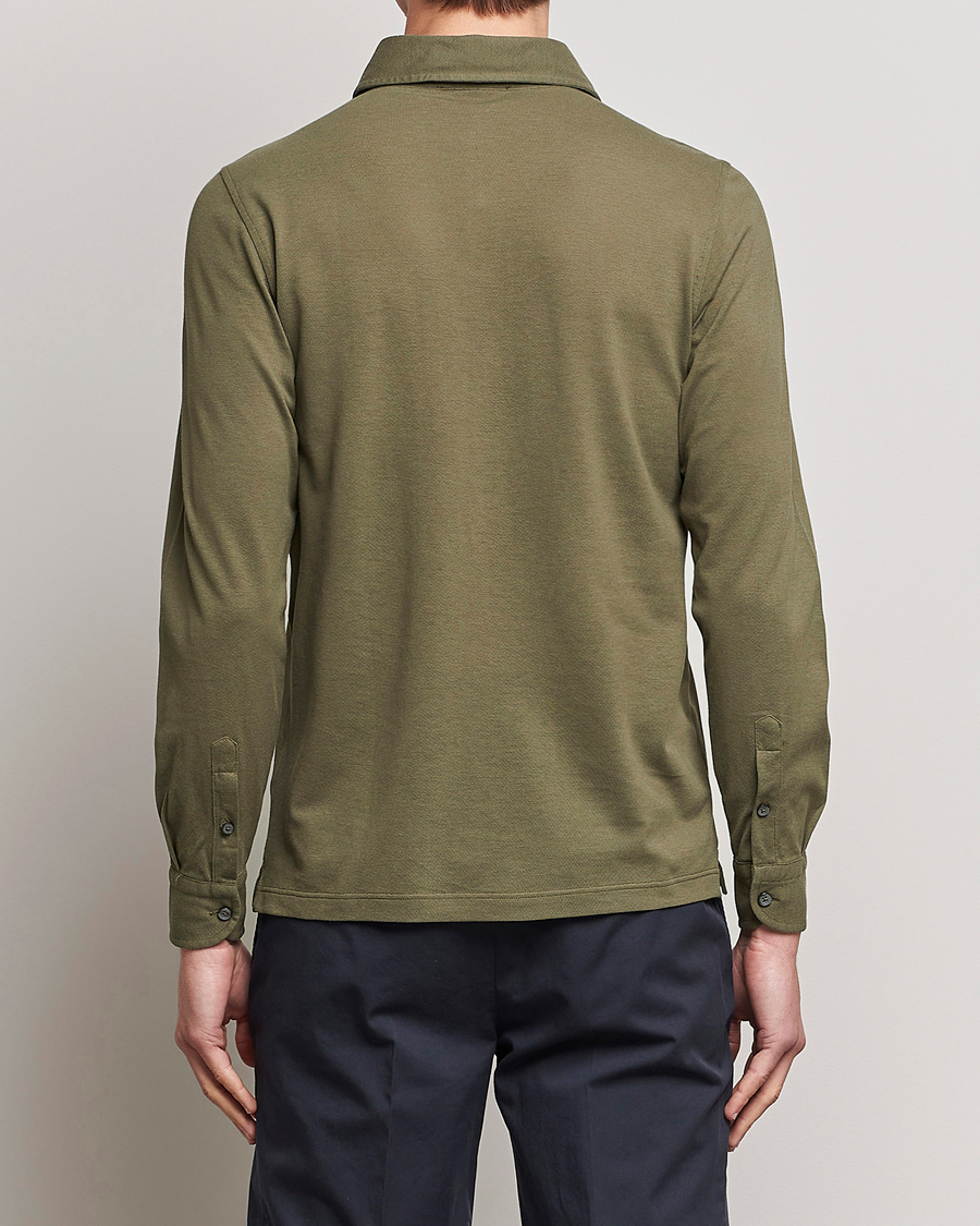 Homme | Chemises | Gran Sasso | Popover Shirt Olive