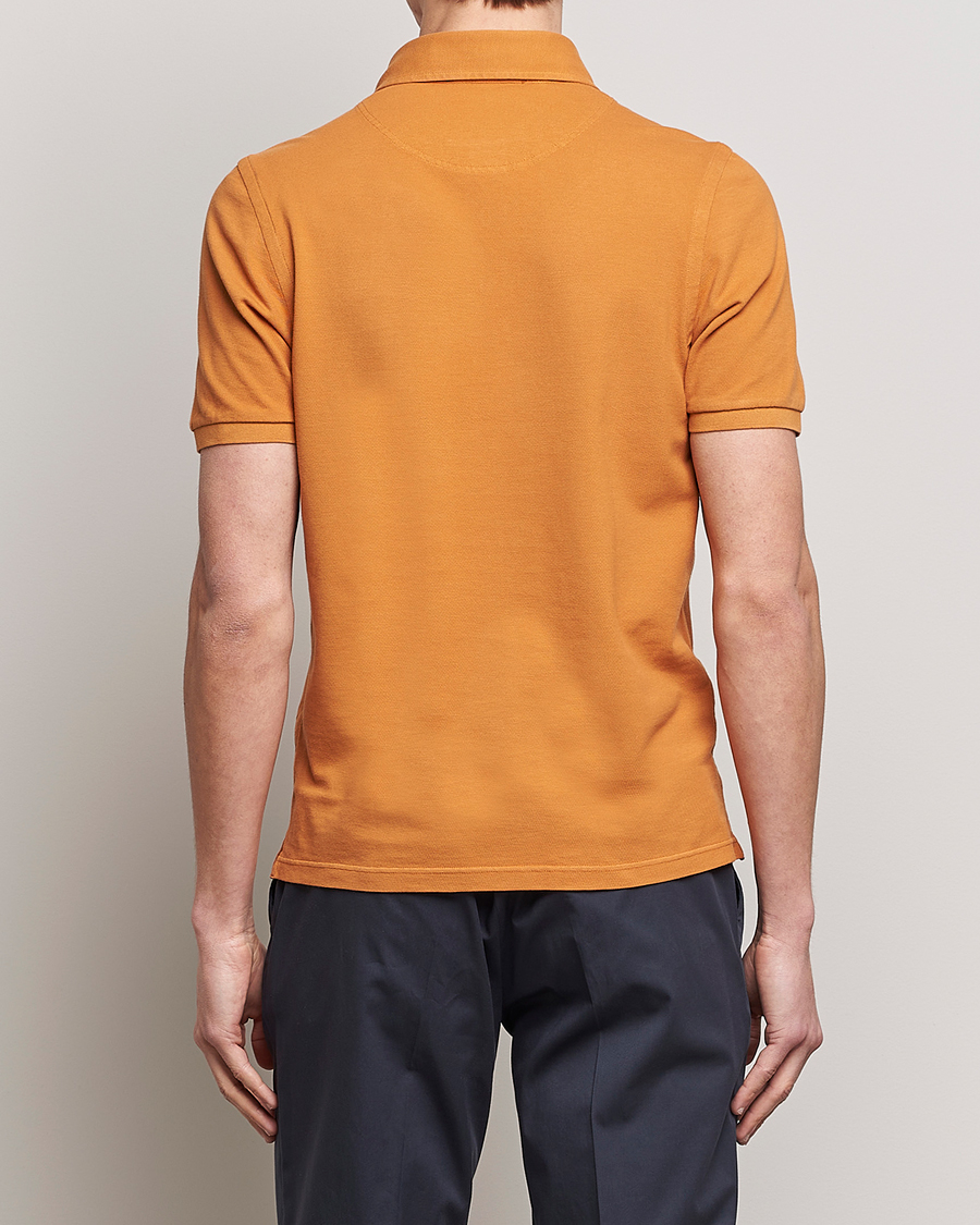 Homme | Polos | Gran Sasso | Washed Polo Orange