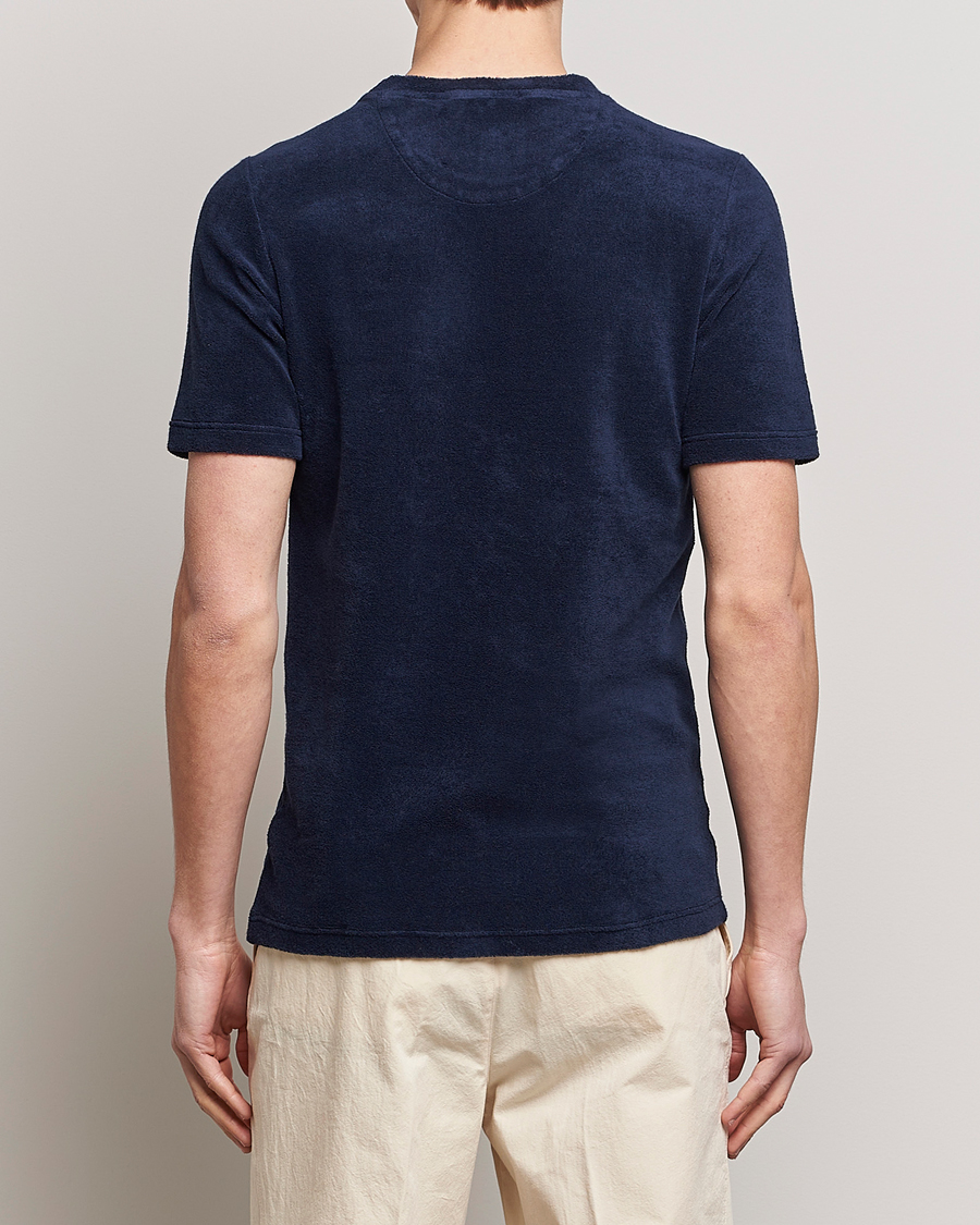 Homme | T-shirts | Gran Sasso | Cotton Terry Tee Navy