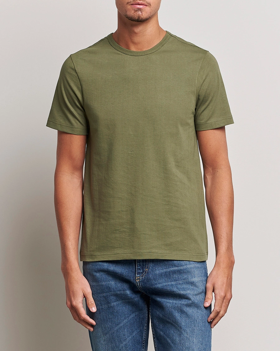 Homme | Sections | Merz b. Schwanen | 1950s Classic Loopwheeled Tee Army