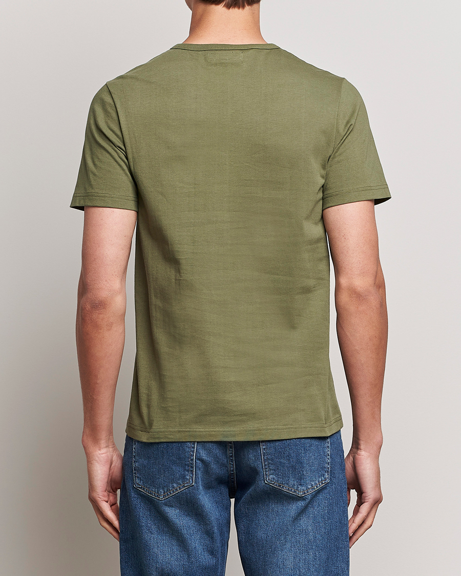 Homme | T-shirts | Merz b. Schwanen | 1950s Classic Loopwheeled T-shirt Army