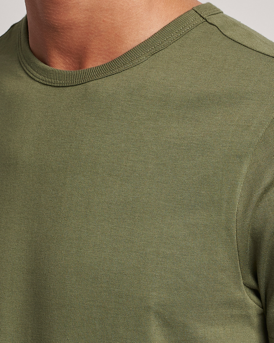 Homme | T-shirts | Merz b. Schwanen | 1950s Classic Loopwheeled T-shirt Army