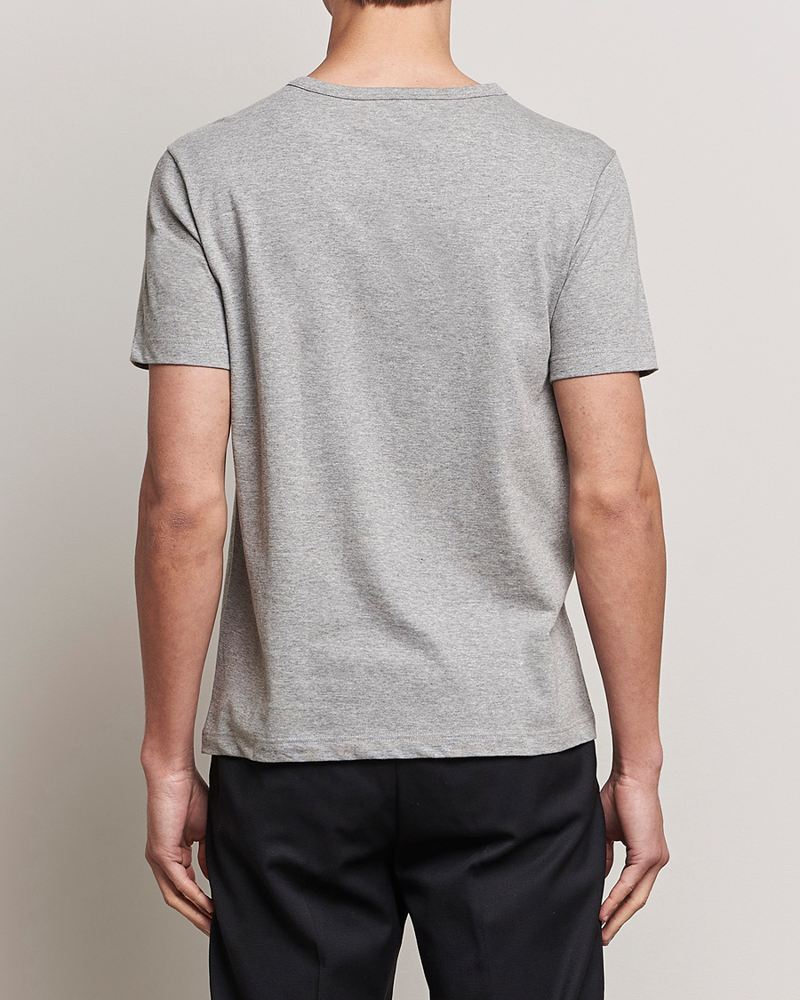 Homme | T-shirts | Merz b. Schwanen | 1950s Classic Loopwheeled T-Shirt Grey Melange