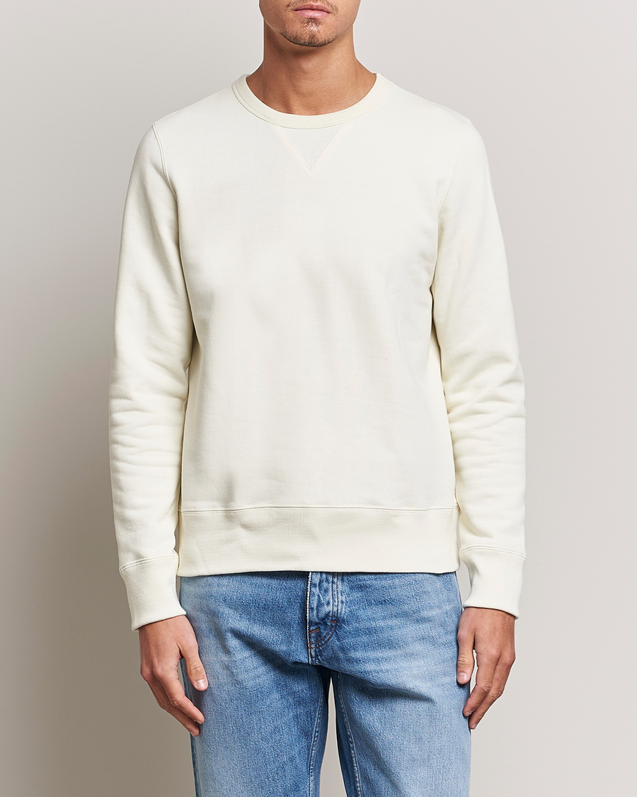 Homme | Pulls Et Tricots | Merz b. Schwanen | Organic Cotton Crew Neck Sweat Oat
