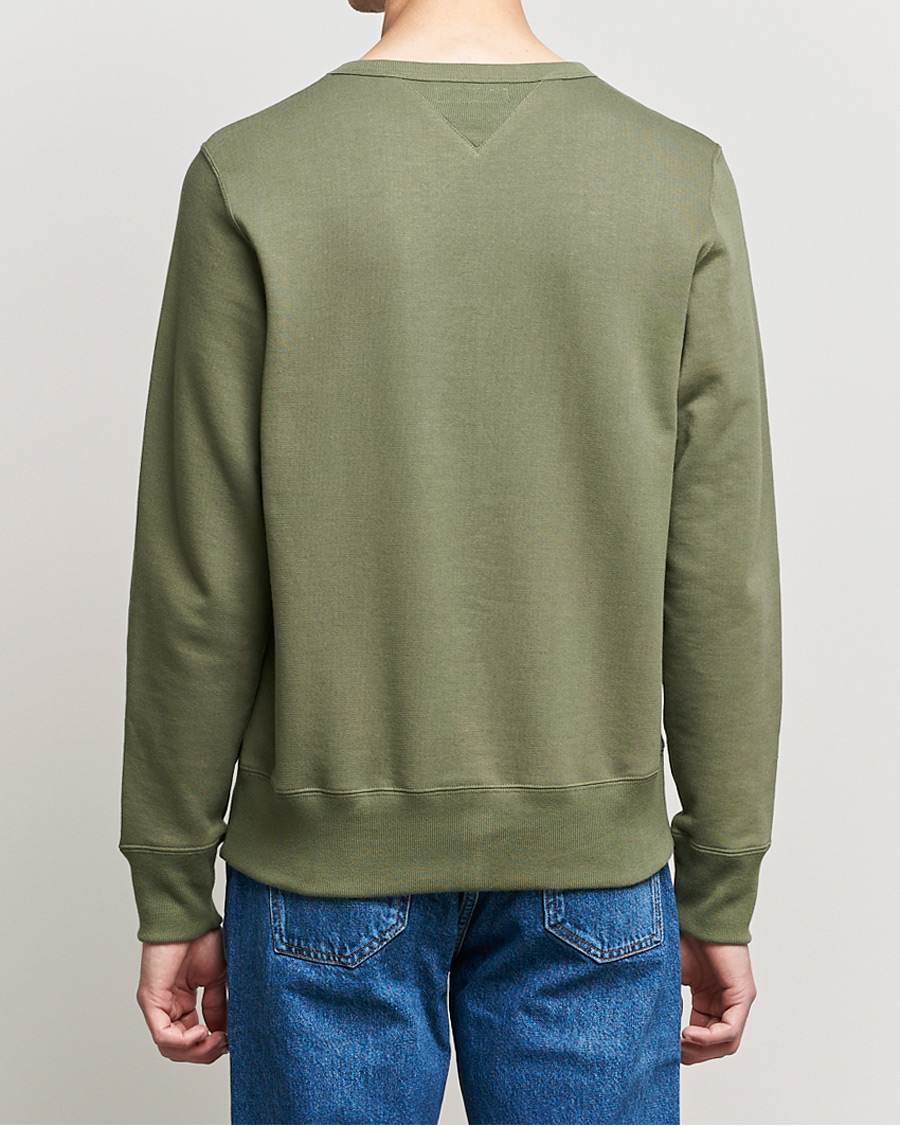 Homme | Pulls Et Tricots | Merz b. Schwanen | Organic Cotton Crew Neck Sweat Army