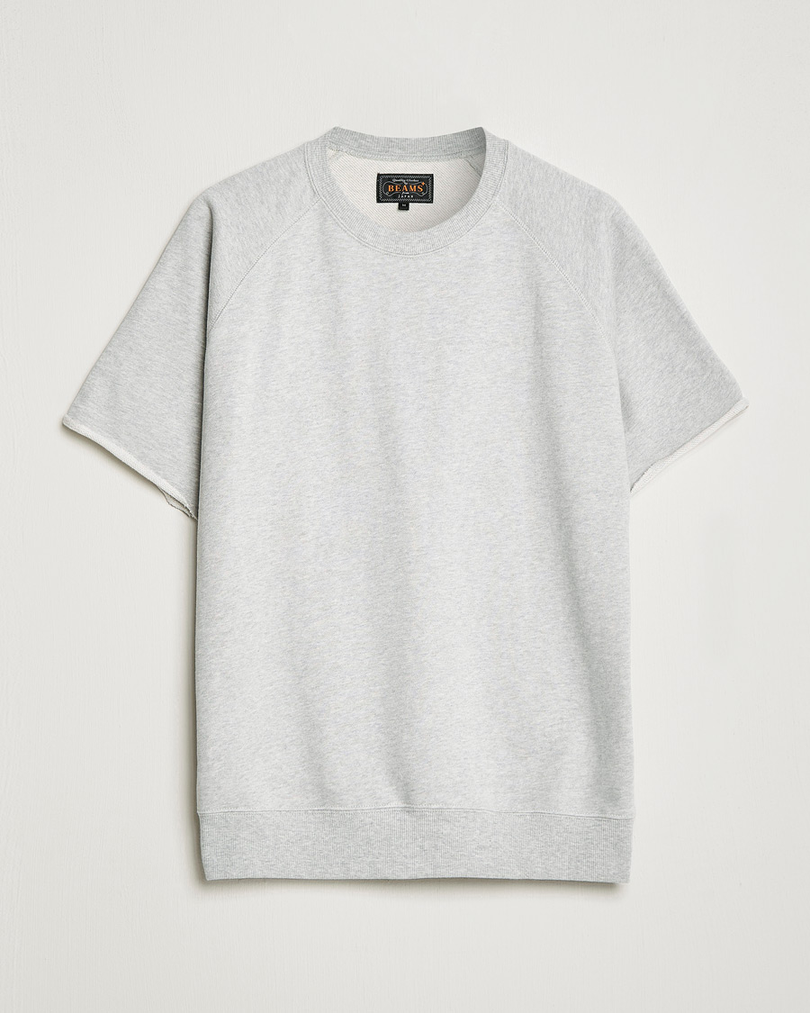 Homme | T-shirts | BEAMS PLUS | Cut Off Sweatshirt Heather Grey