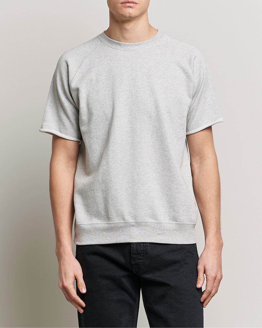 Homme | T-shirts | BEAMS PLUS | Cut Off Sweatshirt Heather Grey