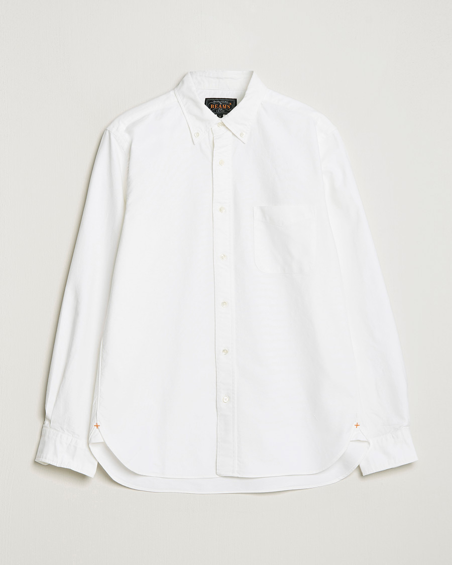 Homme | Chemises | BEAMS PLUS | Oxford Button Down Shirt White