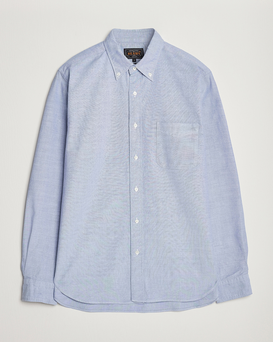 Homme | Chemises | BEAMS PLUS | Oxford Button Down Shirt Light Blue