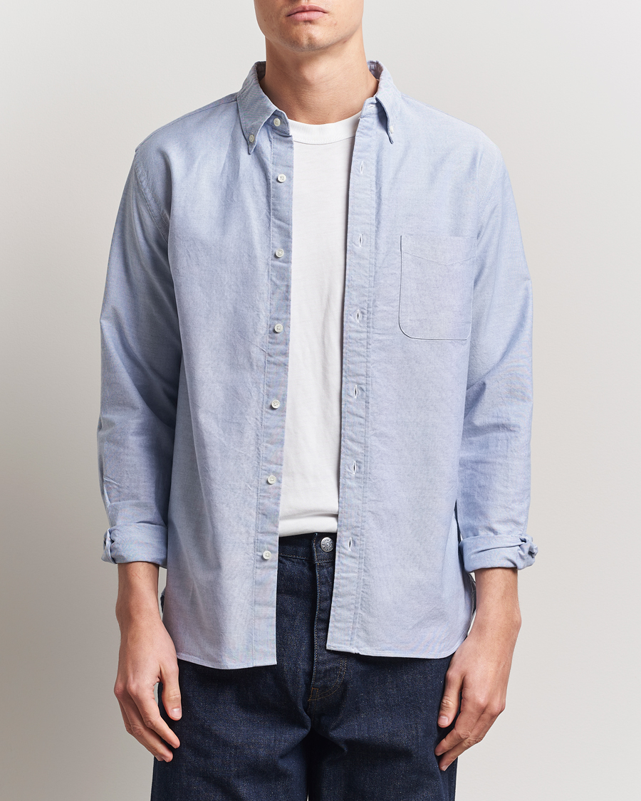 Homme | Chemises | BEAMS PLUS | Oxford Button Down Shirt Light Blue