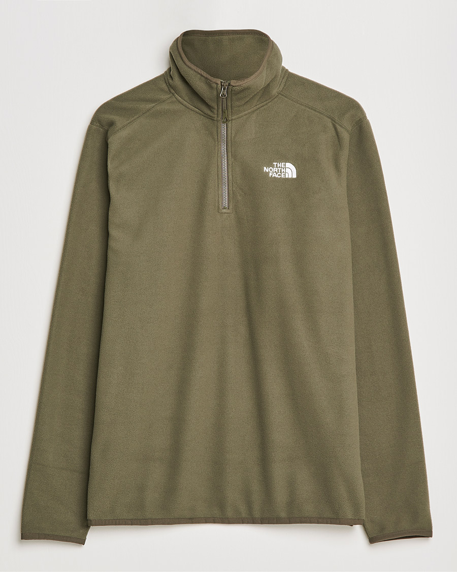 Homme | Pulls Et Tricots | The North Face | 100 Glacier 1/4 Zip Taupe Green