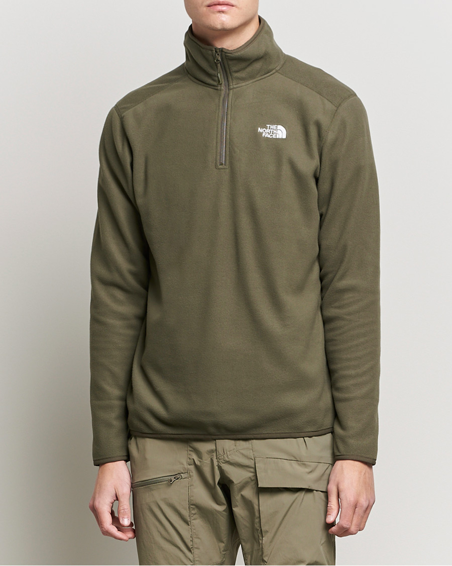 Homme | Pulls Et Tricots | The North Face | 100 Glacier 1/4 Zip Taupe Green