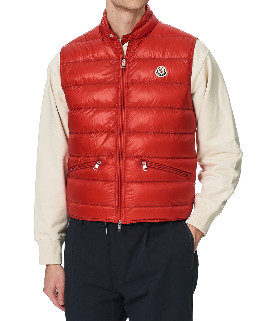 Homme | Manteaux Et Vestes | Moncler | Gui Down Vest Red