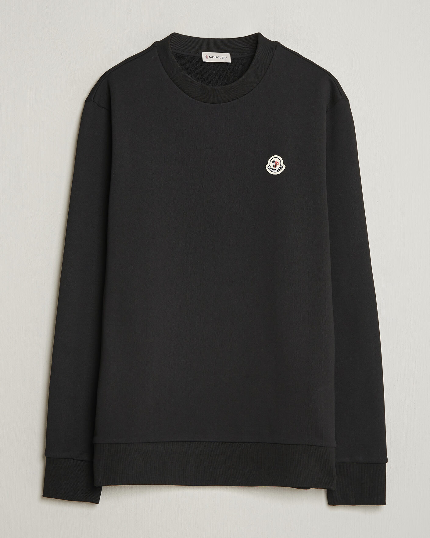 Homme | Pulls Et Tricots | Moncler | Logo Sweatshirt Black