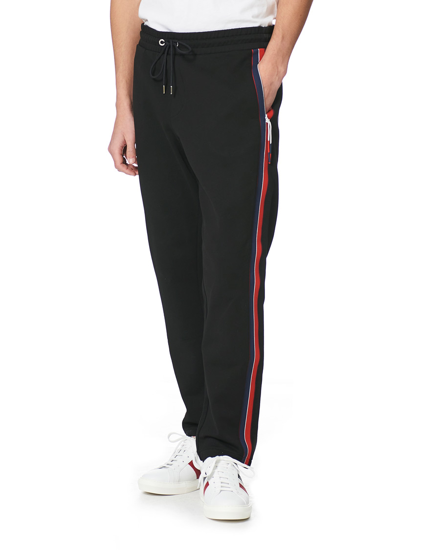 Homme | Pantalons | Moncler | Tape Logo Sweatpants Black