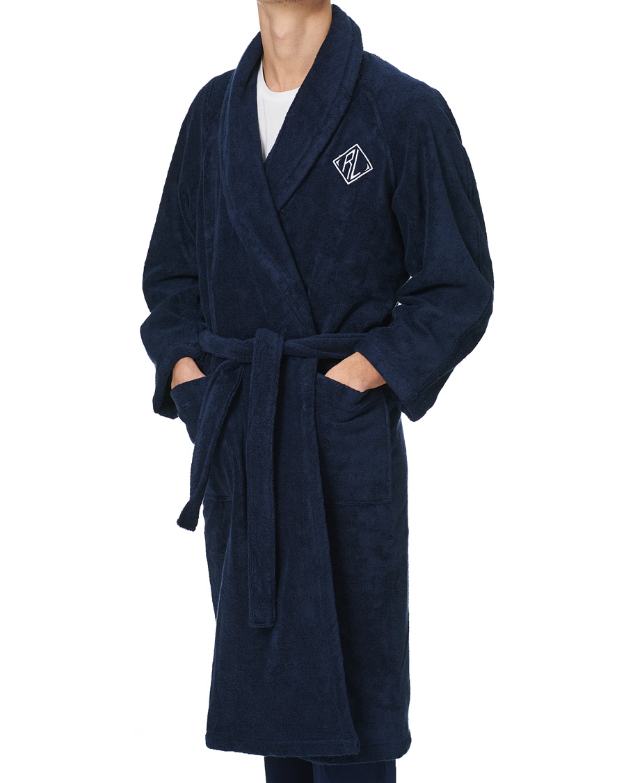 Homme | Peignoirs Et Pyjamas | Ralph Lauren Home | Langdon Shawl Collar Bathrobe Midnight