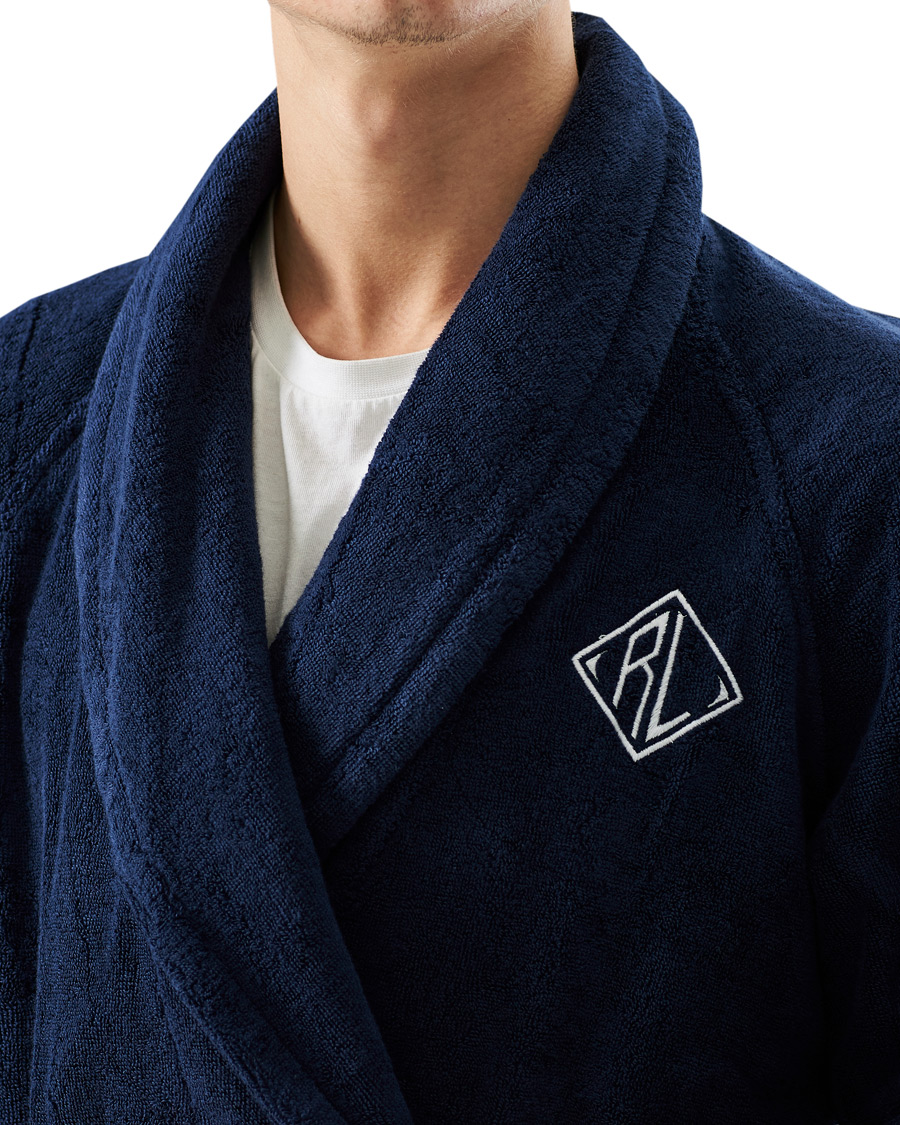 Homme | Peignoirs Et Pyjamas | Ralph Lauren Home | Langdon Shawl Collar Bathrobe Midnight