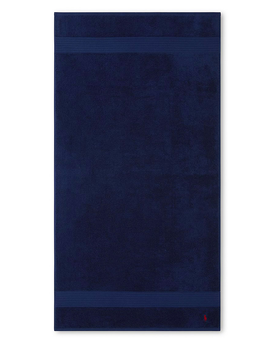 Homme | Ralph Lauren Home Polo Player Shower Towel 75x140 Marine | Ralph Lauren Home | Polo Player Shower Towel 75x140 Marine
