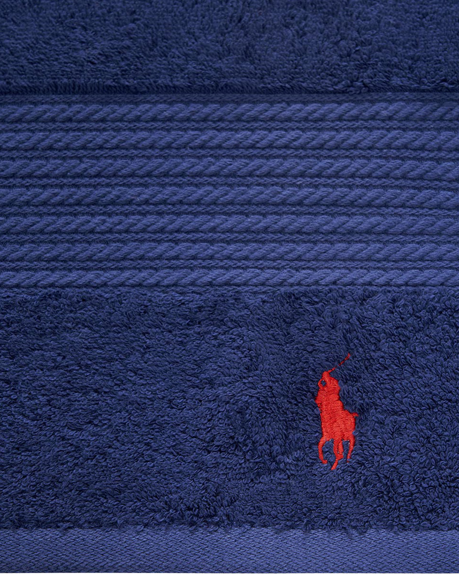 Homme | Ralph Lauren Home Polo Player Shower Towel 75x140 Marine | Ralph Lauren Home | Polo Player Shower Towel 75x140 Marine